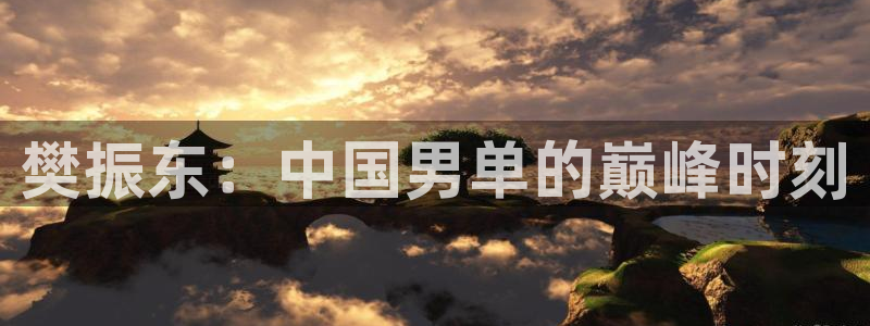 世界杯直播平台：樊振东：中国男单的巅峰时刻